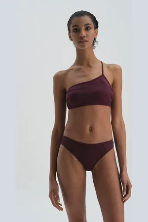 Dagi Claret Red Normální pas Bikiny Bottom