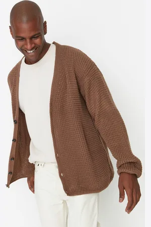 Trendyol Pánský kardigan Oversize