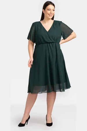 KARKO Dámské šaty Plus Size