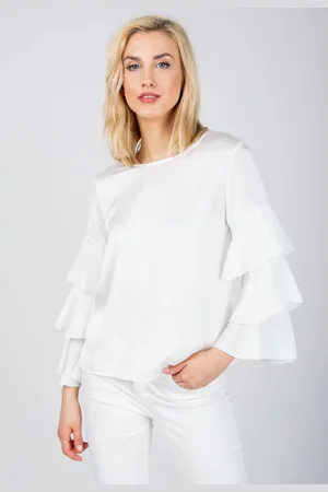 Kesi Dámská halenka s volány na rukávech -