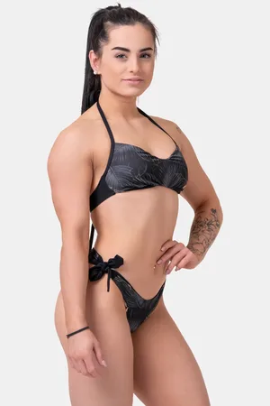 Nebbia Dámské plavky Ocean Selected Earth Powered bikini - top 556 volcanic black M