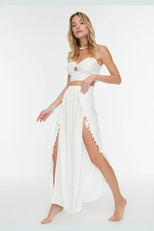 Trendyol Dámská sukně TBESS21ET0133/Red