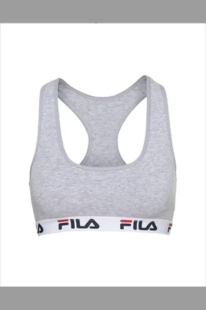 Fila Šedá žíhaná podprsenka