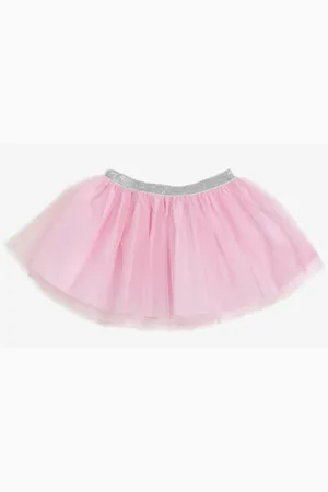 Koton Baby Girl Pink Skirt With Tulle Detail