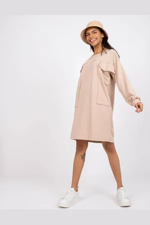 Ex moda Dvoudílný set z khaki bavlny