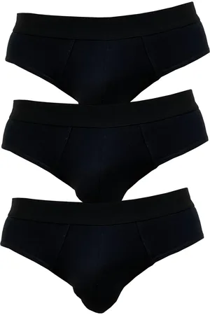 Nedeto 3PACK pánské slipy černé