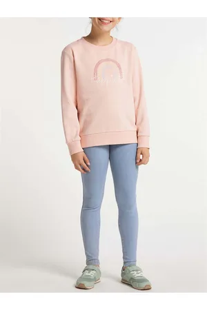 Ragwear Světle růžová holčičí mikina Evka - Holky