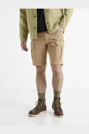 Celio Bavlněné cargo kraťasy Bolookbm - Pánské