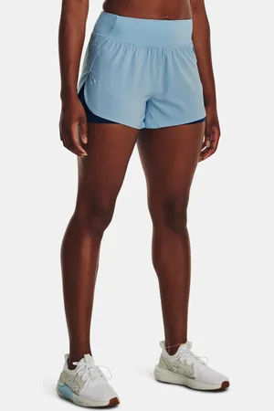 Under Armour Kraťasy Flex Woven 2-in-1 Short-BLU - Dámské