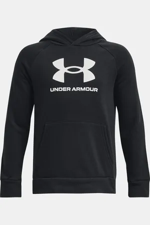 Under Armour Mikina UA Rival Fleece BL Hoodie-BLK - Kluci