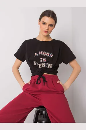 Fancy Černé dámské tričko s nápisem