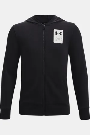 Under Armour Mikina UA Rival Terry FZ Hoodie-BLK - Kluci
