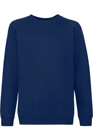 Fruit Of The Loom Granatowa bluza dziecięca Raglan Sweat