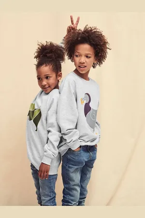 Fruit Of The Loom Light grey Raglan Sweat