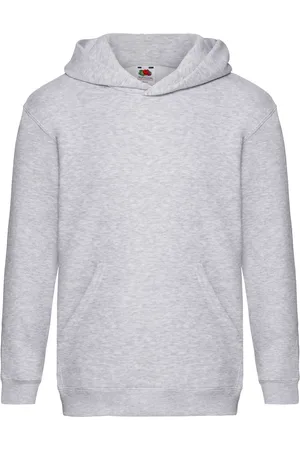 Fruit Of The Loom Szara bluza dziecięca Hooded Sweat