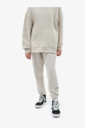 Vans Krémové dámské tepláky - Dámské
