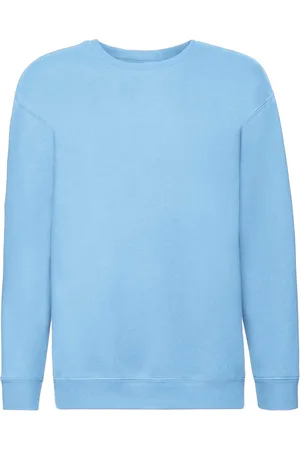 Fruit Of The Loom Modrá dětská mikina Set-In Sweat
