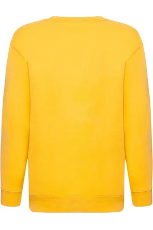 Fruit Of The Loom Žlutá dětská mikina Set-In Sweat