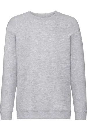 Fruit Of The Loom Szara bluza dziecięca Set-In Sweat