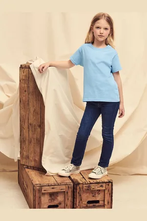 Fruit Of The Loom Blue T-shirt for Children Original