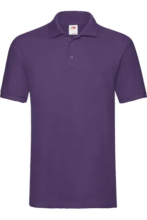 Fruit Of The Loom Biała koszulka męska Premium Polo 632180 100% BFriut of the Loom