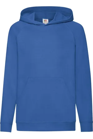 Fruit Of The Loom Blue Kids Hoodie