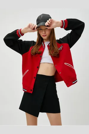 Koton Pilot Jacket Tištěná kapsa Detailní fleece uvnitř