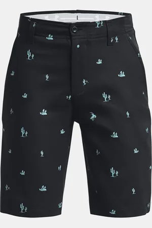 Under Armour Kraťasy UA Boys Golf Printed Short-BLK - Kluci