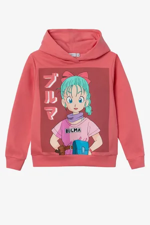 NAME IT Korálová holčičí mikina s kapucí Jus Dragonball - Holky