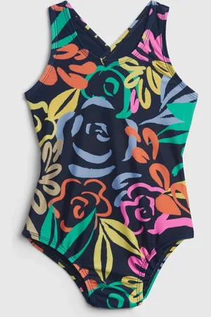 GAP Dětské jednodílné plavky floral - Holky