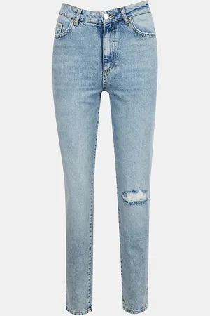 VERO MODA Světle modré straight fit džíny VERO MODA Nadine - Dámské