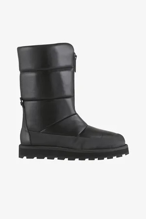 Högl Černé dámské kožené kozačky Cozy - Dámské
