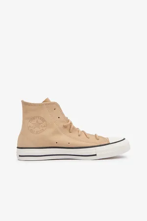 Converse Béžové dámské semišové kotníkové tenisky Chuck Taylor A - Dámské