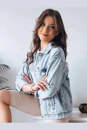 D-Street Dámská džínová bunda ERIN modrá