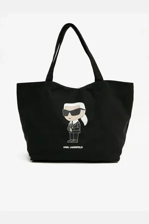 Karl Lagerfeld Černý dámský shopper Ikonik - Dámské
