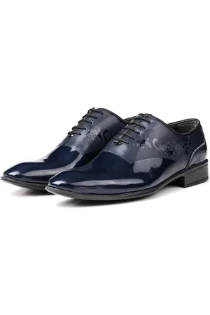 Ducavelli Tuxedo Pánské klasické boty z pravé kůže, námořnická modrá