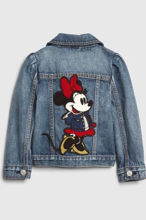 GAP Dětská džínová bunda & Disney - Holky