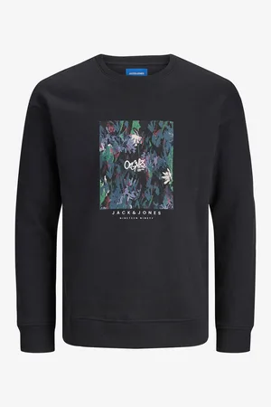 JACK & JONES Černá klučičí mikina Silver - Kluci