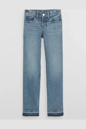 GAP Dětské džíny straight mid rise - Holky