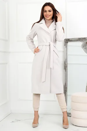 MERCE Dámský župan _Coat_Manuela_Light_Grey