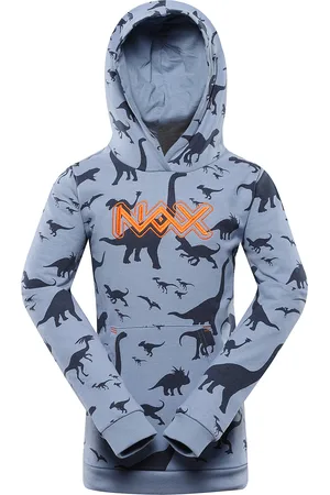 NAX Dětská mikina ZIARDO metal blue