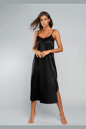 Italian Fashion Dotyková košile s úzkými ramínky, dlouhá