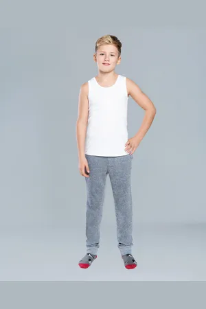 Italian Fashion Chlapecké tílko Tomi na široká ramínka - bílé
