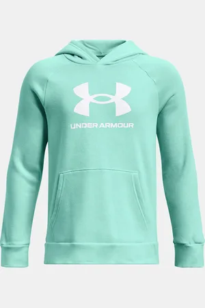 Under Armour Mikina UA Rival Fleece BL Hoodie-BLU - Kluci
