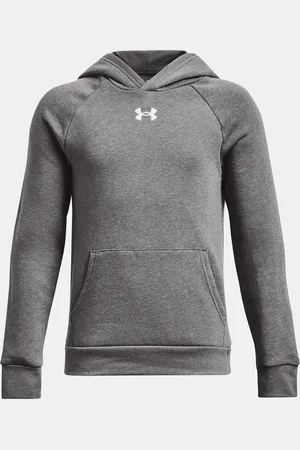 Under Armour Mikina UA Rival Fleece Hoodie-GRY - Kluci