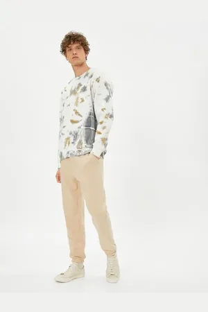 Koton Jogger Sweatpants Laced Waist Pocket Detailed
