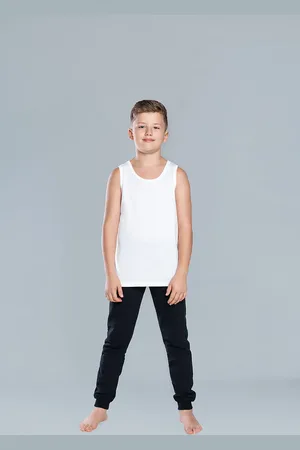 Italian Fashion Chlapecké tričko Tytus se širokými ramínky - bílé