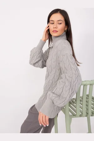 Wool Fashion Italia Šedý rolák s viskózou