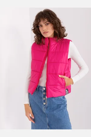 Factory Price Fuchsiová prošívaná vesta