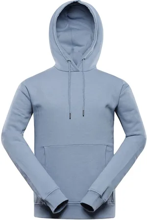 NAX Pánská mikina AZER metal blue